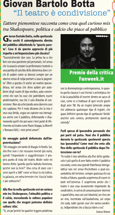 Periodico Italiano Magazine Intervista